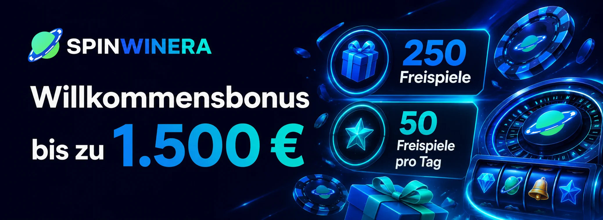 bis 500 € + 150 Freispiele